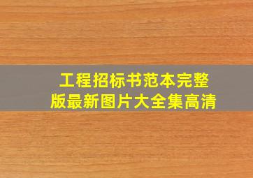 工程招标书范本完整版最新图片大全集高清