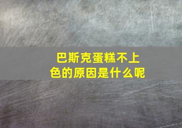 巴斯克蛋糕不上色的原因是什么呢