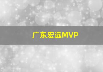 广东宏远MVP