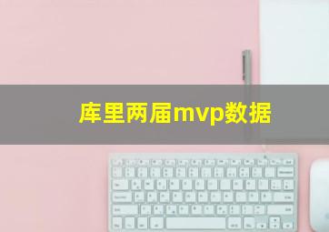 库里两届mvp数据