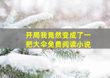 开局我竟然变成了一把大伞免费阅读小说