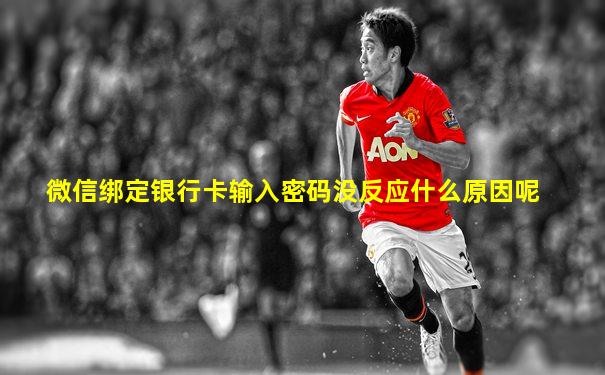微信绑定银行卡输入密码没反应什么原因呢