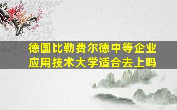 德国比勒费尔德中等企业应用技术大学适合去上吗