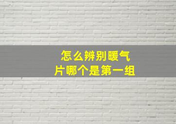 怎么辨别暖气片哪个是第一组