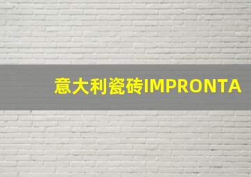 意大利瓷砖IMPRONTA