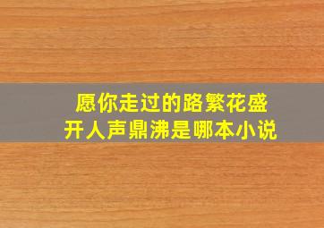 愿你走过的路繁花盛开人声鼎沸是哪本小说