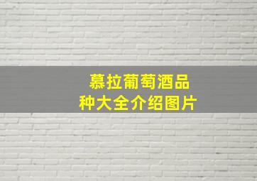 慕拉葡萄酒品种大全介绍图片