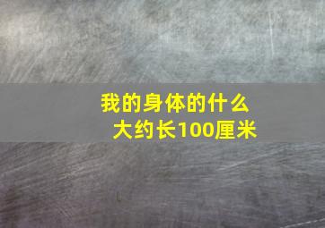 我的身体的什么大约长100厘米