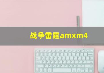 战争雷霆amxm4