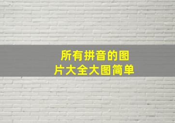 所有拼音的图片大全大图简单