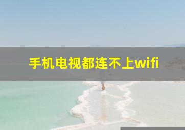 手机电视都连不上wifi