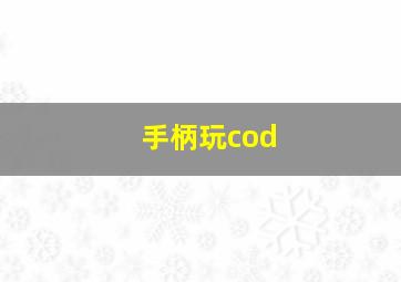 手柄玩cod