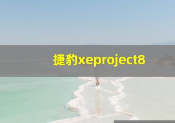 捷豹xeproject8