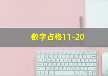 数字占格11-20