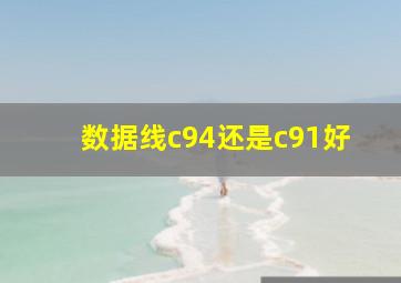 数据线c94还是c91好