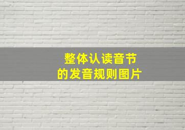 整体认读音节的发音规则图片