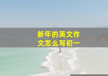 新年的英文作文怎么写初一