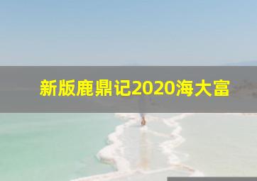 新版鹿鼎记2020海大富