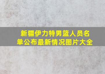 新疆伊力特男篮人员名单公布最新情况图片大全