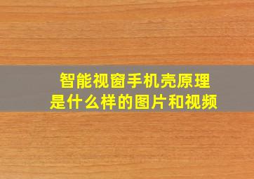 智能视窗手机壳原理是什么样的图片和视频