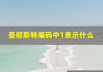 曼彻斯特编码中1表示什么