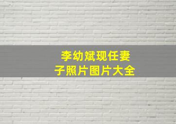 李幼斌现任妻子照片图片大全