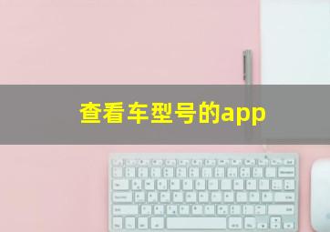 查看车型号的app