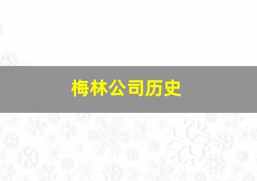 梅林公司历史