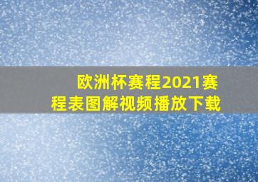 欧洲杯赛程2021赛程表图解视频播放下载