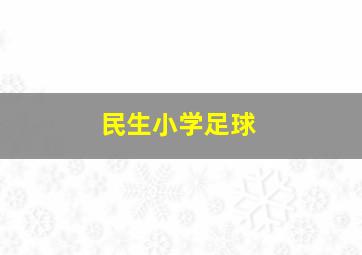 民生小学足球