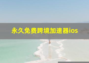 永久免费跨境加速器ios