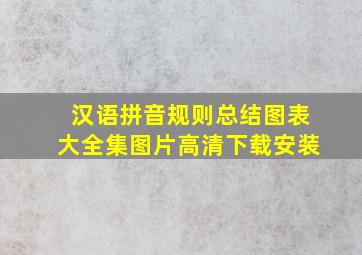 汉语拼音规则总结图表大全集图片高清下载安装