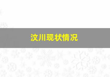 汶川现状情况