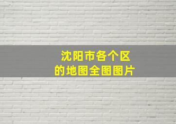 沈阳市各个区的地图全图图片