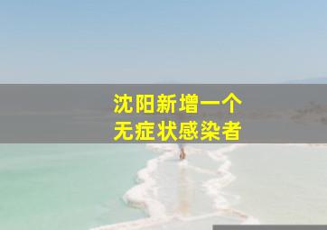 沈阳新增一个无症状感染者