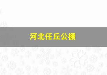 河北任丘公棚