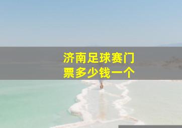 济南足球赛门票多少钱一个