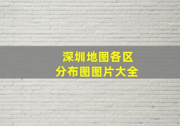 深圳地图各区分布图图片大全