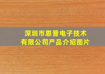 深圳市恩普电子技术有限公司产品介绍图片