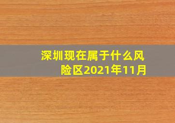 深圳现在属于什么风险区2021年11月