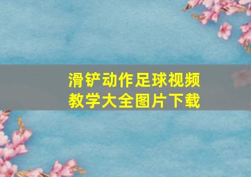 滑铲动作足球视频教学大全图片下载