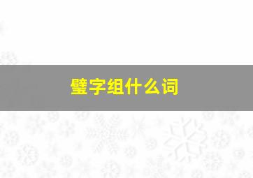 璧字组什么词