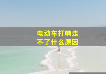 电动车打响走不了什么原因