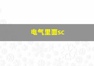 电气里面sc