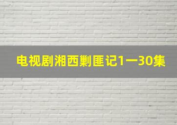 电视剧湘西剿匪记1一30集