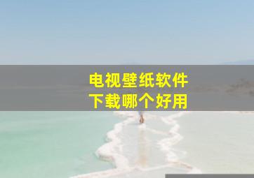 电视壁纸软件下载哪个好用