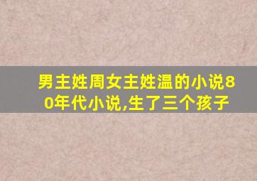 男主姓周女主姓温的小说80年代小说,生了三个孩子