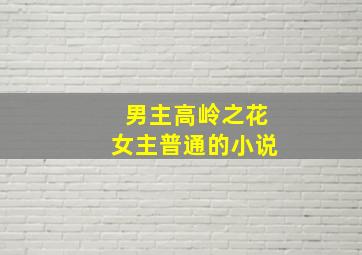 男主高岭之花女主普通的小说