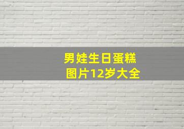 男娃生日蛋糕图片12岁大全