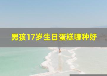 男孩17岁生日蛋糕哪种好